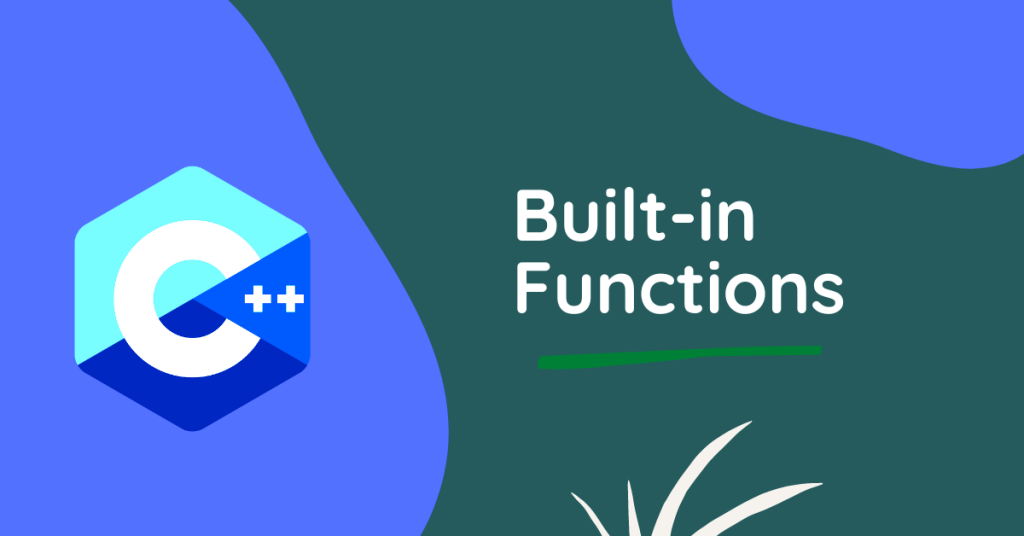 built in function in cpp