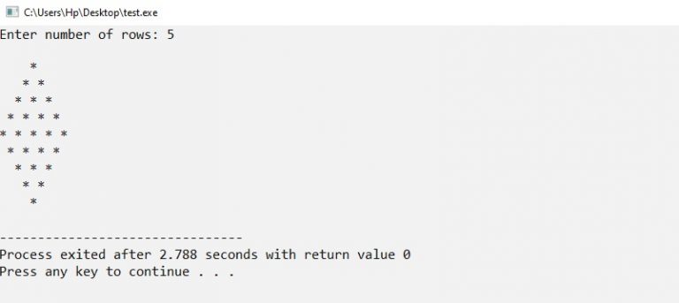 c-program-to-print-star-patterns-logic-to-program