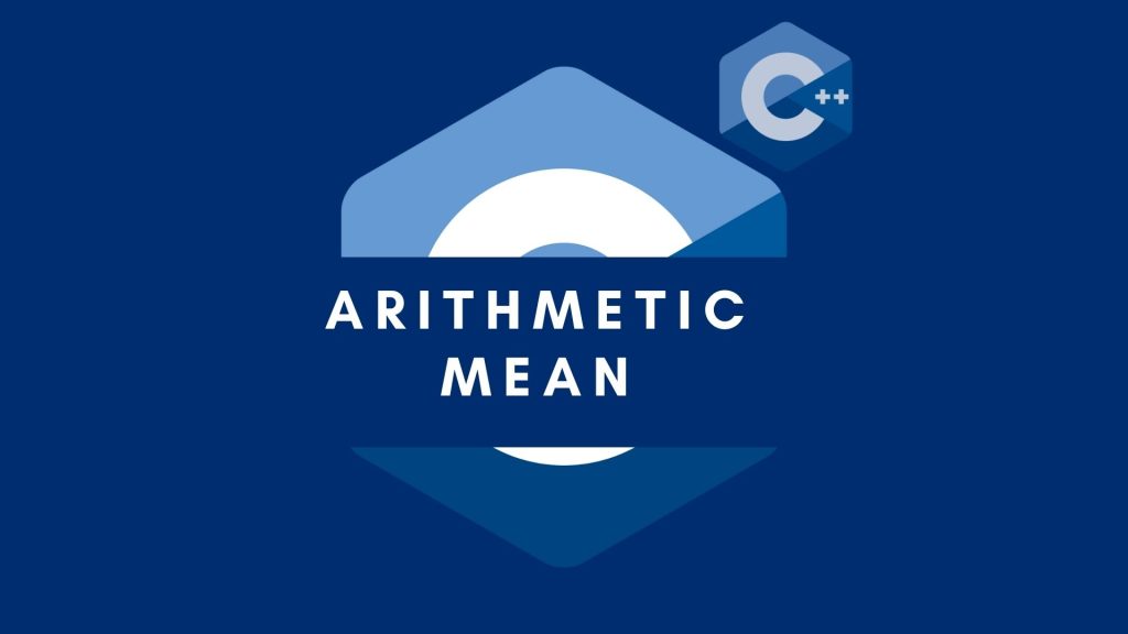 arithmetic mean in c++